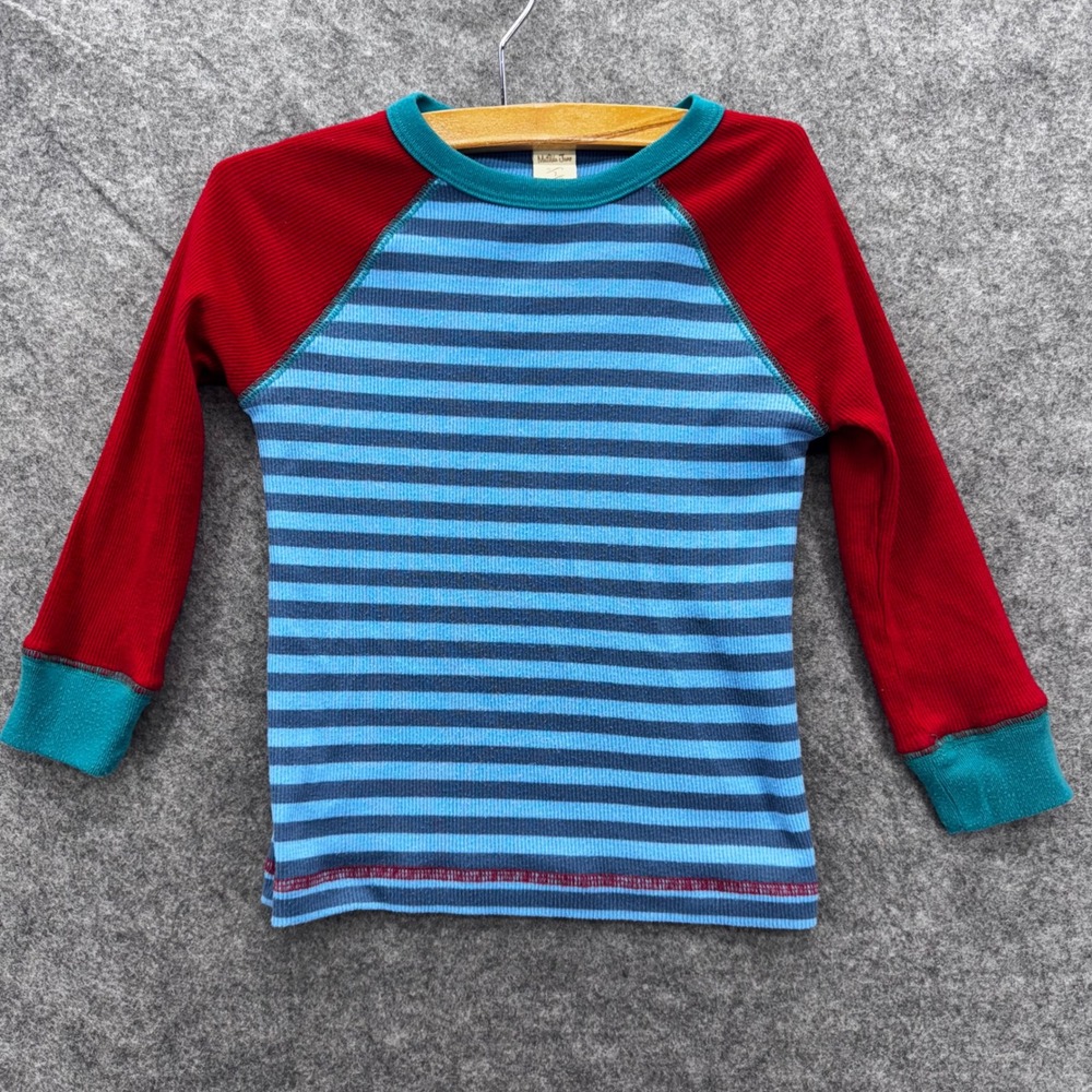 Matilda Jane Boys Christmas Tree Pajama Set Size 4 Blue Stripe Red Green Holiday - Picture 6 of 13